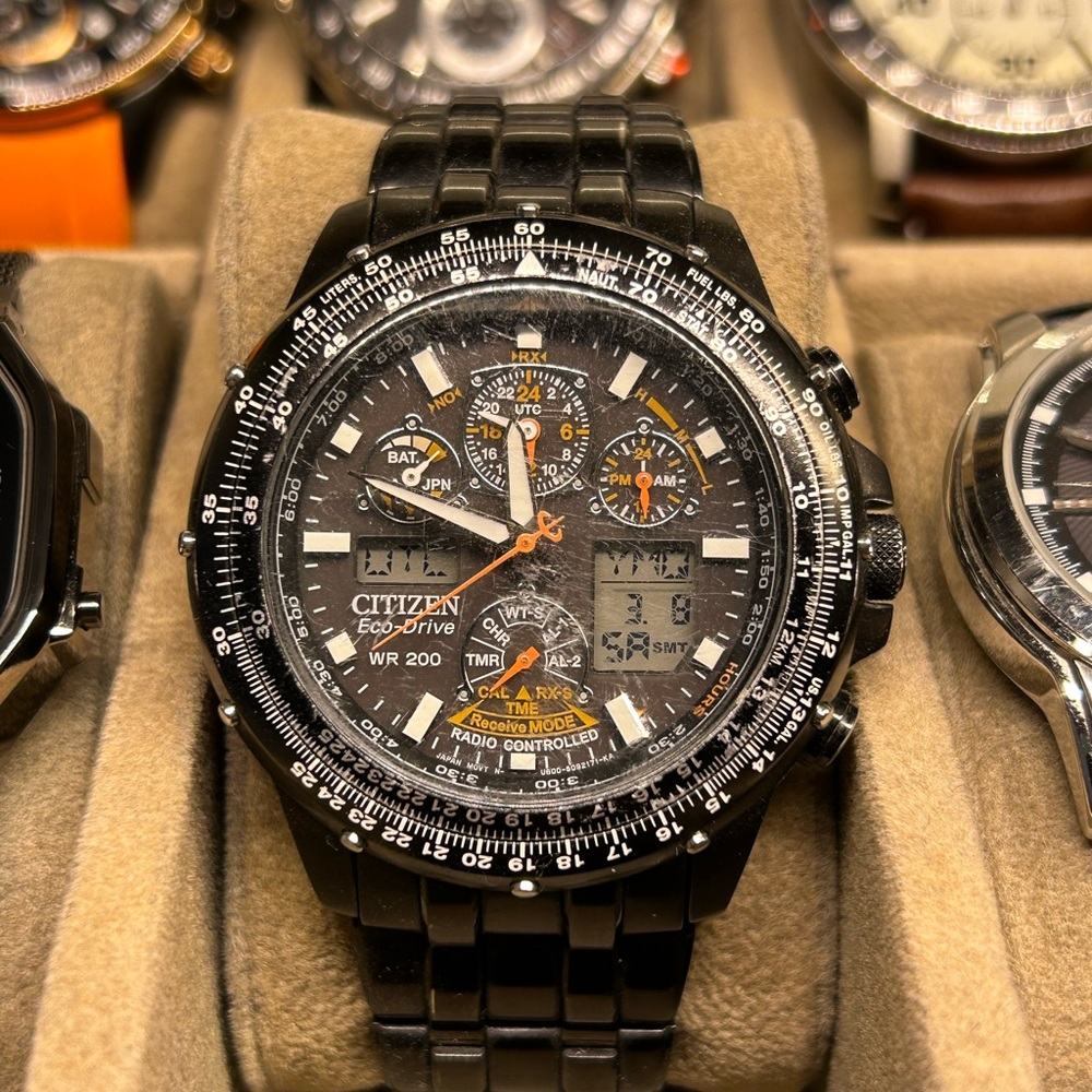 Citizen Eco-Drive Black Chronograph Watch